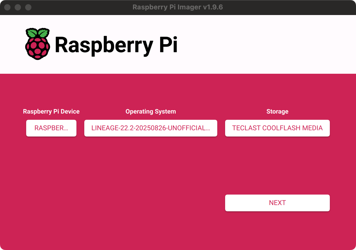 Raspberry Pi Imager